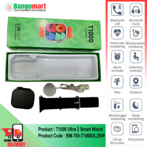 T1000 Ultra 2 Smart Watch price in Bangomart