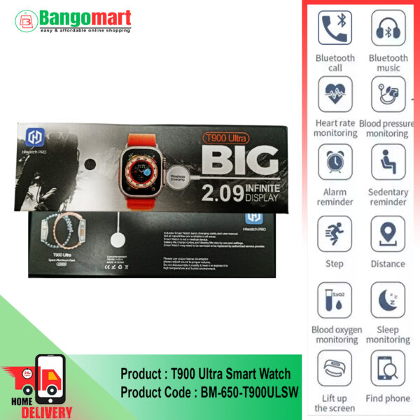 T900 Ultra Smart Watch Price in Bangomart 2